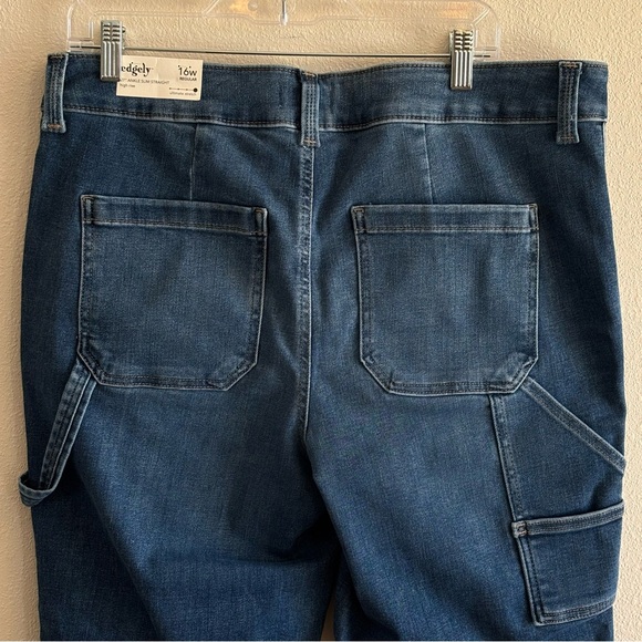 NWT Maurices Edgely Medium Blue Denim Jeans Size 16W - Picture 6 of 11